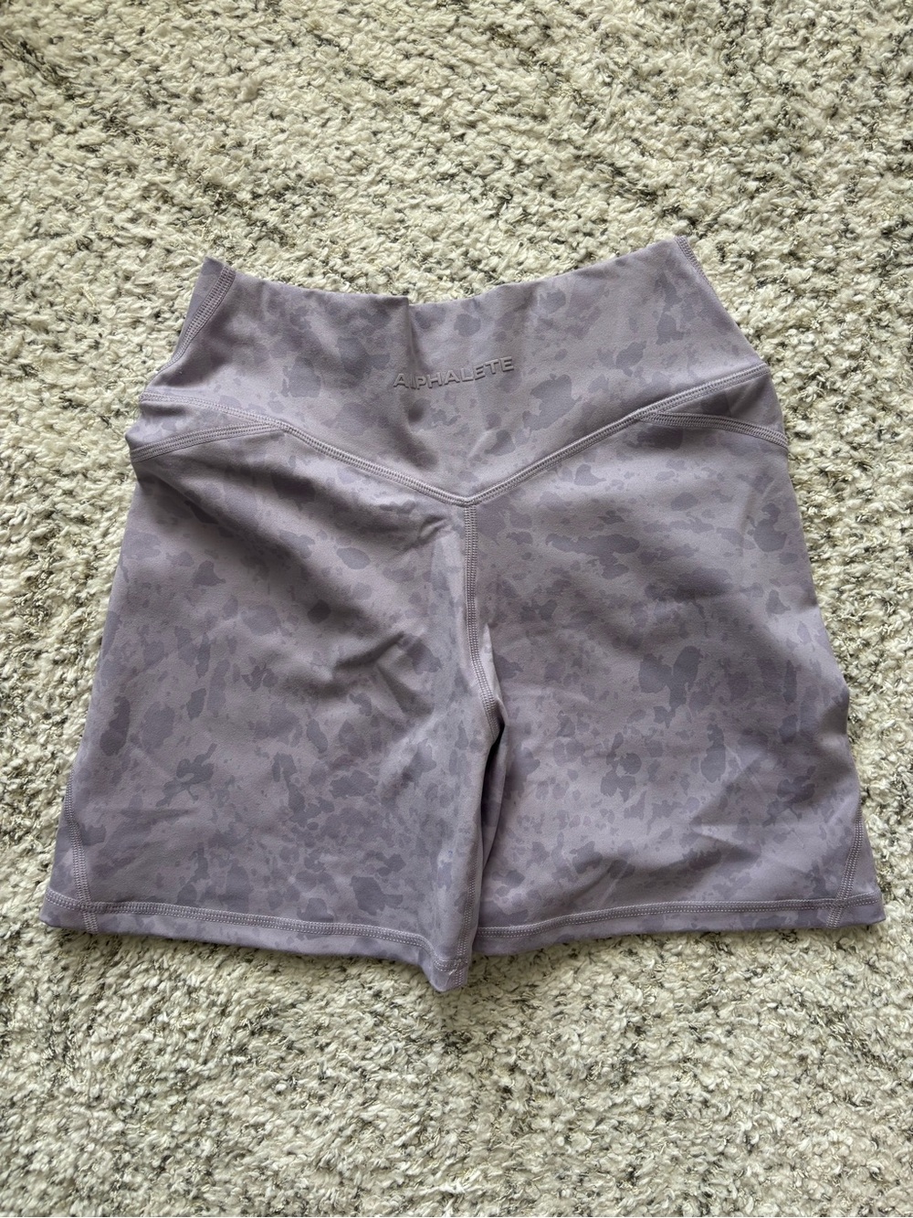 ALPHALETE - Surface Power Short 5" - Pebble Print Misty Lilac - Picture 2 of 3
